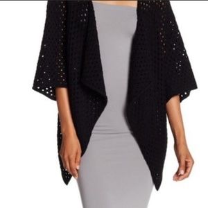WOLFORD open knit sweater/wrap